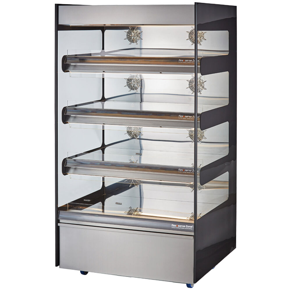 Heated display Metos Flexeserve 1000 Zone 4 Tier, Square