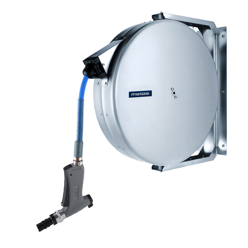 Automatic hose-reel Metos MaxiReel M10 with spray gun 448
