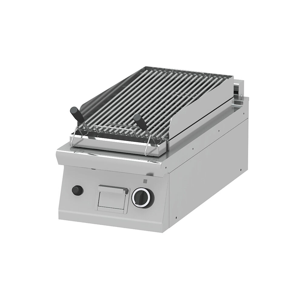 Gas lava stone grill Metos S8GLG/40 II