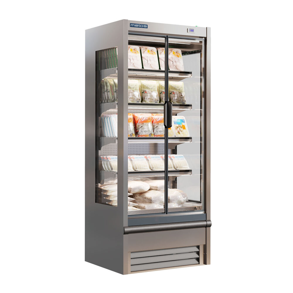 Multideck open display Metos MS06DCPIM1 LED with double glass doors