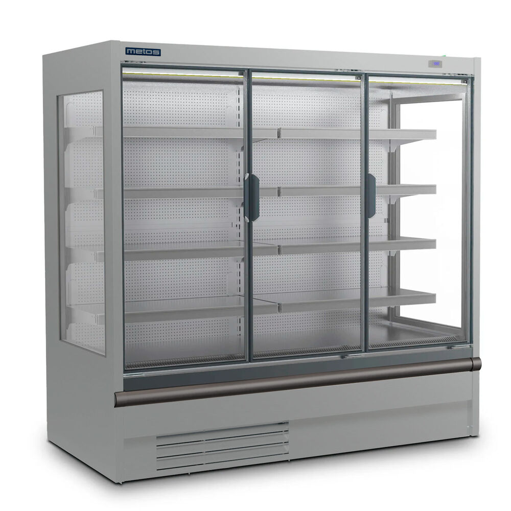 Multideck display Metos MS18DCPIM1 LED with glass doors