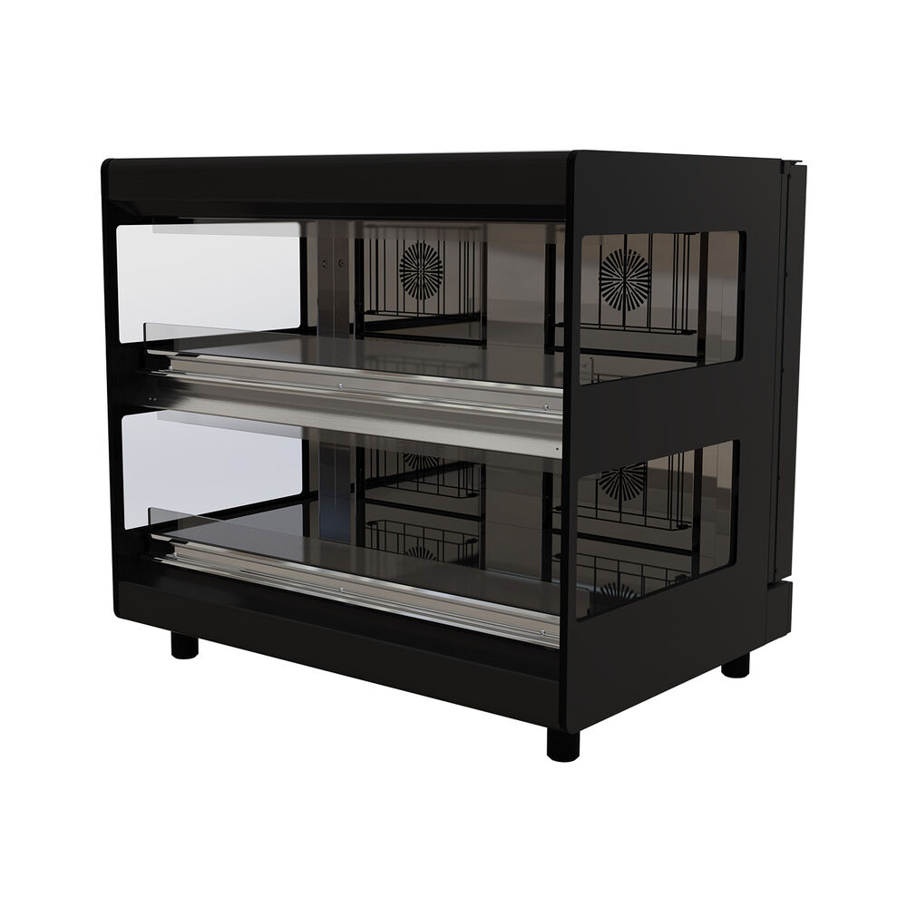 Counter top Heated display Metos Flexeserve Rear Feed 1000 Zone 2 Tier,Square