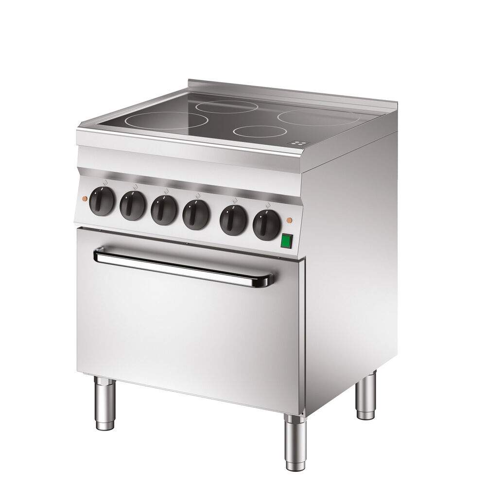 Keramisk spis med ugn Metos OV6FEV7EP 400V3N~