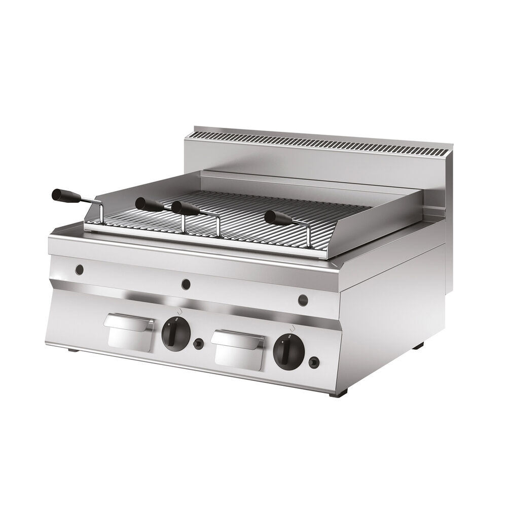 Lava rock grill Metos OGPL68G