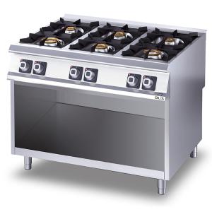 Gas range Metos Diamante D96/10CG with open cupboard