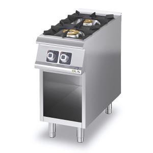 Gas range Metos Diamante D72/10CG with open cupboard