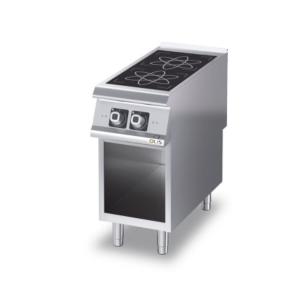 Induction range D72/10GCII with open cupboard