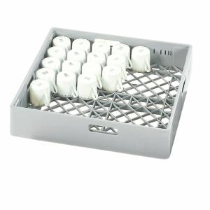 Dishwashing basket Metos 010G, for cups, grey