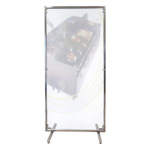 Safe panel Metos 1900H floor model, transparent plastic