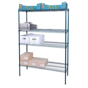 Wire shelving Plano 46x183x180 cm