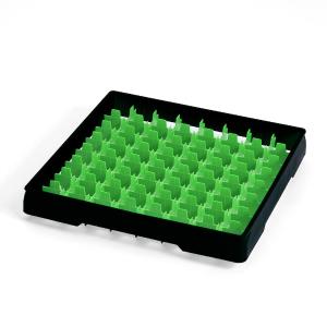 Heightening frame black-green 64 x Ø52