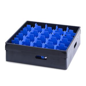 Comp. basket black,blue 25x Ø87 120mm