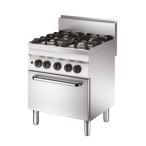 Gas range + gas oven Metos ONC6FG7GB