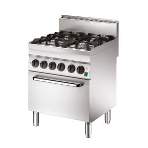 Gasrange with electric oven Metos ONC6FES7GB